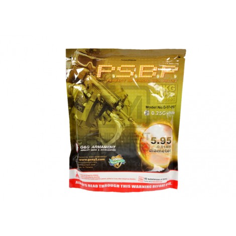 Bile G&G 0.25g Perfect BB 4000 Buc White