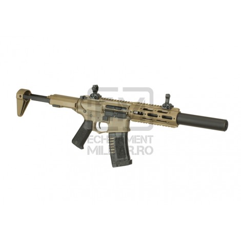 Pusca Electrica Airsoft Amoeba AM-014 EFCS Desert