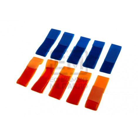 Team Patch Set Albastru / Portocaliu (INVADER GEAR)