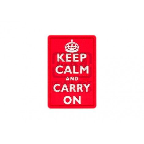 Patch Keep Calm Rosu