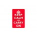 Patch Keep Calm Rosu