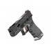 Pistol Airsoft G-Force 17 BK Silver Barrel Metal Version GBB