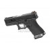 Pistol Airsoft G-Force 19 BK Silver Barrel Metal Version GBB
